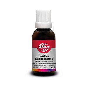 Essência de Baunilha Branca - 30ml - Arcolor
