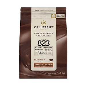 Chocolate Belga Callebaut - Gotas Ao Leite - Nº 823 - 2 kg - Rizzo