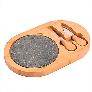 Conjunto para Queijos Gusto - 29x18x2cm - 1 unidade - Rizzo
