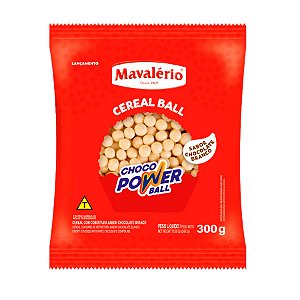 Choco Power Ball Mini Chocolate Branco 300 g Mavalério Rizzo Confeitaria