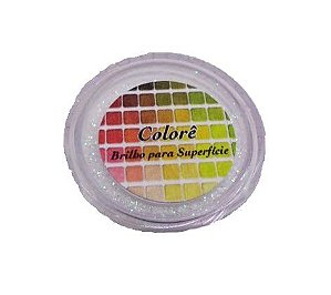 Brilho para superficie, Gliter Reflexo Verde 2g LullyCandy Rizzo Confeitaria