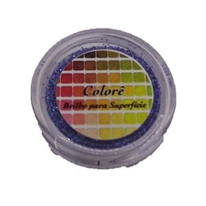 Brilho para superficie, Gliter Azul 13PP 1,5g LullyCandy Rizzo Confeitaria