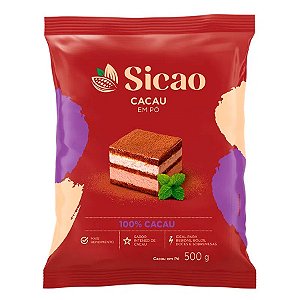 Pó 100% Cacau - 500 g  - 1 unidade - Sicao - Rizzo