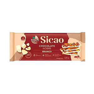 Chocolate Nobre Branco - Barra - 1,05 kg  - 1 unidade - Sicao - Rizzo