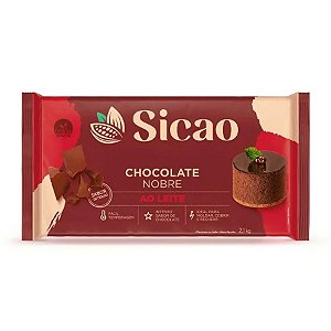 Chocolate Nobre Ao Leite - Barra - 2,1 kg - 1 unidade - Sicao - Rizzo