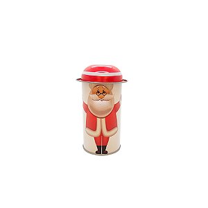 Lata de Metal de Natal - Papai Noel Braços Abertos - 11cm - 1 unidade - Rizzo