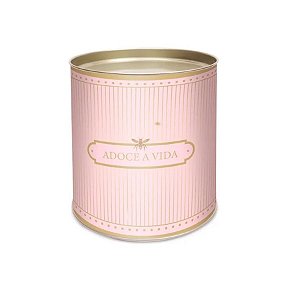 Lata Para Doces Rigida - Doce Vida - 1 unidade - Cromus - Rizzo