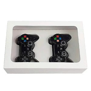 Caixa Controle Videogame 2 Cavidade Branco - 5 unidades - Assk - Rizzo
