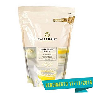 Crispearls Branco 800g Callebaut Rizzo Confeitaria