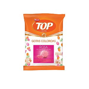 Chocolate Gotas Rosa Top 500grs Harald Rizzo Confeitaria