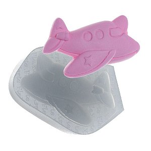 Molde de silicone Avião Ref. 55 Flexarte Rizzo Confeitaria