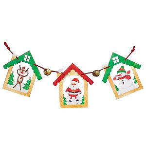 Faixa Decorativa de Natal - 14x97,5cm - Ref. EPAN-001 - 1 unidade - Litoarte - Rizzo