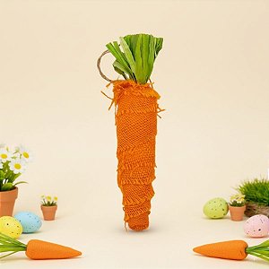 Enfeite de Pendurar Cenoura Decorativa - 19cm - 1 unidade - Rizzo