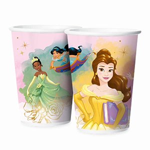 Copo Papel 180ml - Princesas Disney - 8 unidades - Regina - Rizzo