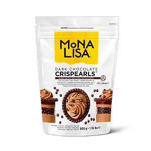 Chocolate Belga Callebaut - Crispearls Dark Mona Lisa - 800g - 1 unidade - Sicao - Rizzo