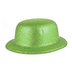 Adereço de Carnaval Chapéu Glitter Coquinho - Verde - Mod 6529 - 01 unidade - Rizzo