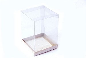 Caixa para Panetone 250g Renda Chic 12 cm com 5 un. Eluhe Rizzo Confeitaria