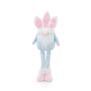 Gnomo Kringle em pé com Orelha Coelho - Azul - 1 unidade - Cromus - Rizzo