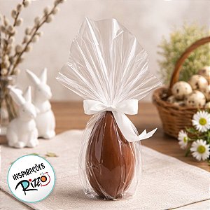 Saco Express 18x18cm para Ovos de 50g a 100g - Incolor - 5 unidades - Cromus - Rizzo