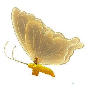 Borboleta de LED para Decoração com Movimento - 60cm - 1 unidade - Rizzo