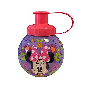 Garrafa Squeeze Bola Minnie - Rosa - 250ml  - 1 unidade - Rizzo