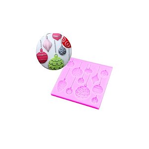 Molde de Silicone Bolas de Natal S391 Molds Planet