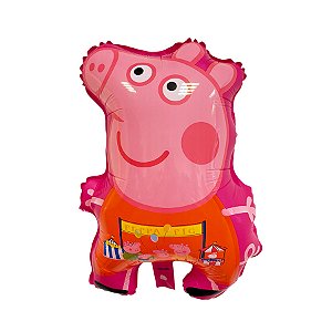 Balão de Festa Microfoil 48cm - Peppa Pig - 10 unidades - Rizzo