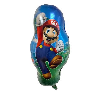 Balão de Festa Microfoil 56cm - Mario - 1 unidade - Rizzo