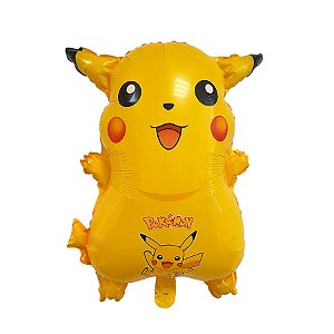 Balão de Festa Microfoil 47cm - Pikachu - 10 unidades - Rizzo