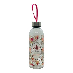 Garrafa com Alça - Mãe Como é Grande o meu Amor por Você - 550ml  - 1 unidade - Rizzo