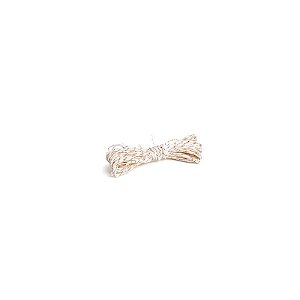 Fio Decorativo Torcido 5 mts Ouro e Branco Cromus Rizzo Confeitaria