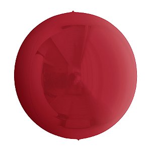 Balão de Festa Metalizado 24'' 60cm - Esphera Marsala Redondo - 1 unidade - Cromus - Rizzo