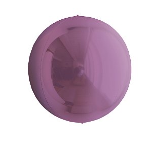 Balão de Festa Metalizado 20'' 50cm - Esphera Lilás Redondo - 1 unidade - Cromus - Rizzo