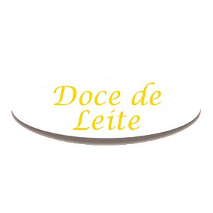 Adesivo "Doce de Leite" - Ref.2282 - Hot Stamping - 100 unidades - Stickr - Rizzo