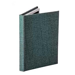 Livro Caixa em MDF com Linho - 25x33x2cm - 1 unidade - Rizzo