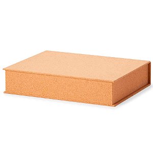 Caixa em MDF com Revestimento em Cortiça - 24,5x32x7cm - 1 unidade - Rizzo