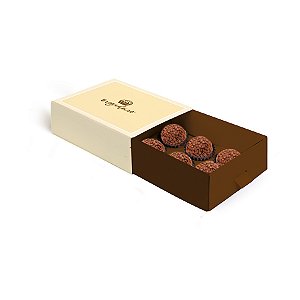 Caixa Com Puxador - Brigadeiro Amarelo - 10 unidades - Cromus - Rizzo
