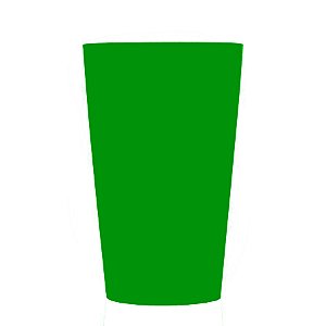 Copo de Acrílico Durável 300ml  - Verde Escuro - 1 unidade - Rizzo