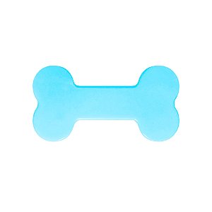 Caixinha Lembrancinha - Ossinho - Azul Bebê - 6 unidades - Rizzo
