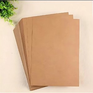 Papel Kraft Natural A4 180g - 20 unidades - Rizzo