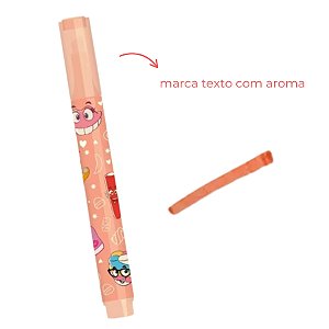 Marca Texto com Aroma -  Coral - 1 unidade - Fini - Rizzo