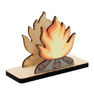 Porta Guardanapo MDF - Fogueira Junina - 7,5x10cm - 1 unidade - Rizzo