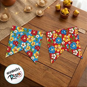 Bandeira Grande Decorativa - Festa Junina São João - 1 unidade - Cromus - Rizzo