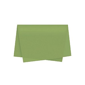 Papel de Seda - 50x70 - Verde Oliva Claro - 10 unidades - Rizzo