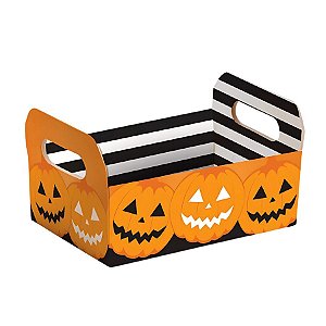 Caixote de Papel Cartão - Halloween - 22x15x7,5cm - 1 unidade - Cromus - Rizzo