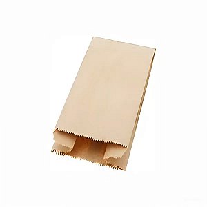 Saco de Papel Kraft - 21x10cm - 25 unidades - Rizzo