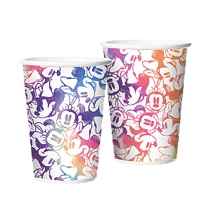 Copo Papel 180 Ml Minnie Tie Dye 12 Unidades - Regina - Rizzo Festas