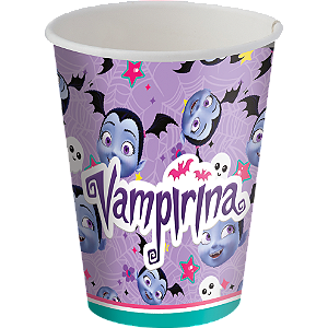Copo de Papel 200ml Festa Vampirina  - 8 unidades - Festcolor - Rizzo Festas