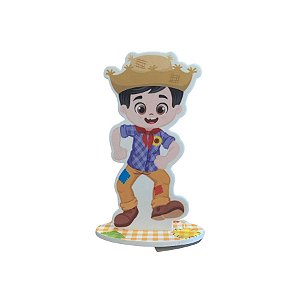Enfeite de Mesa Em EVA Crianças Caipiras - Modelo 3 -  11,5x17,5cm - 1 unidade - Piffer  - Rizzo