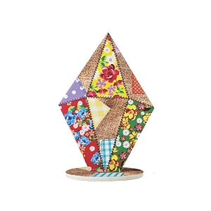 Enfeite De Mesa Balão De Festa Junina - Modelo 2 - 11,5x17,5cm - 1 unidade - Piffer - Rizzo